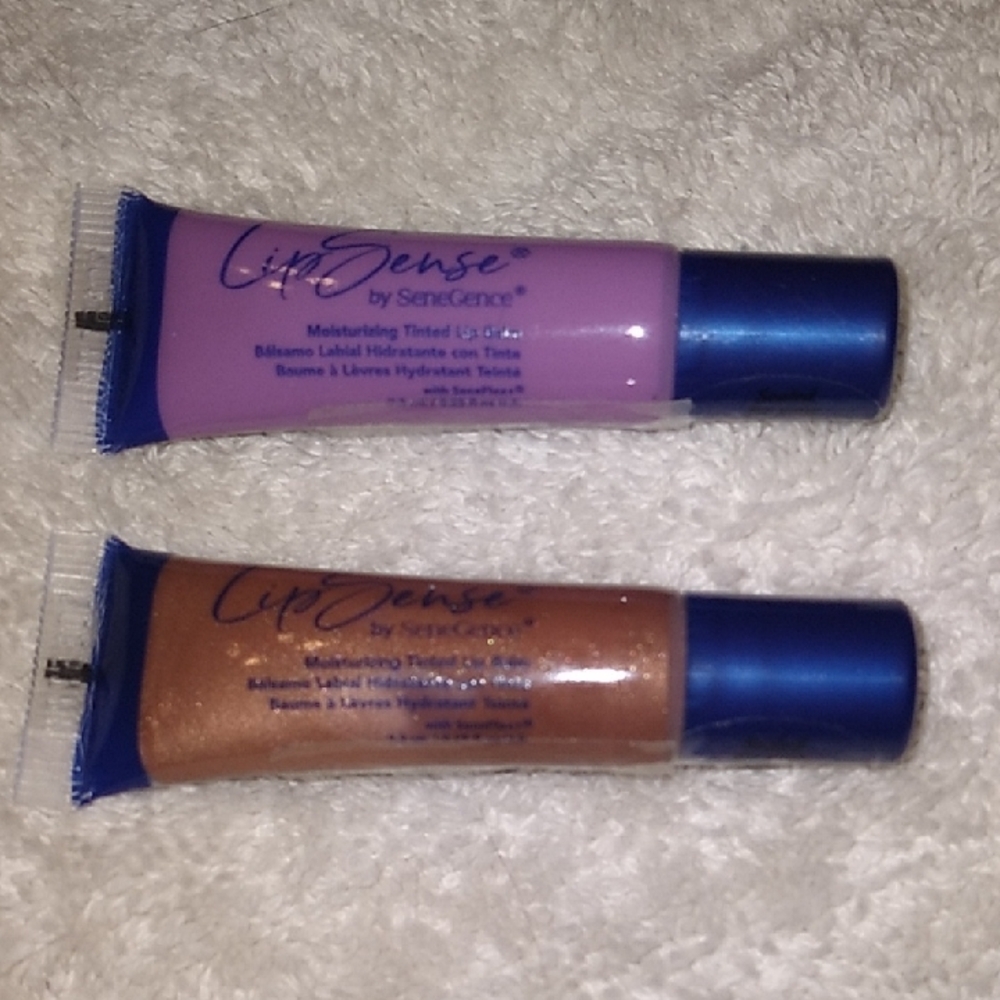 SeneGence LipSense Moisturizing Tinted Balms - Lavender Pink & Shimmery Bronze